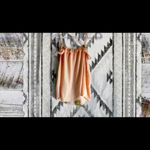 Pink off the shoulder blouse